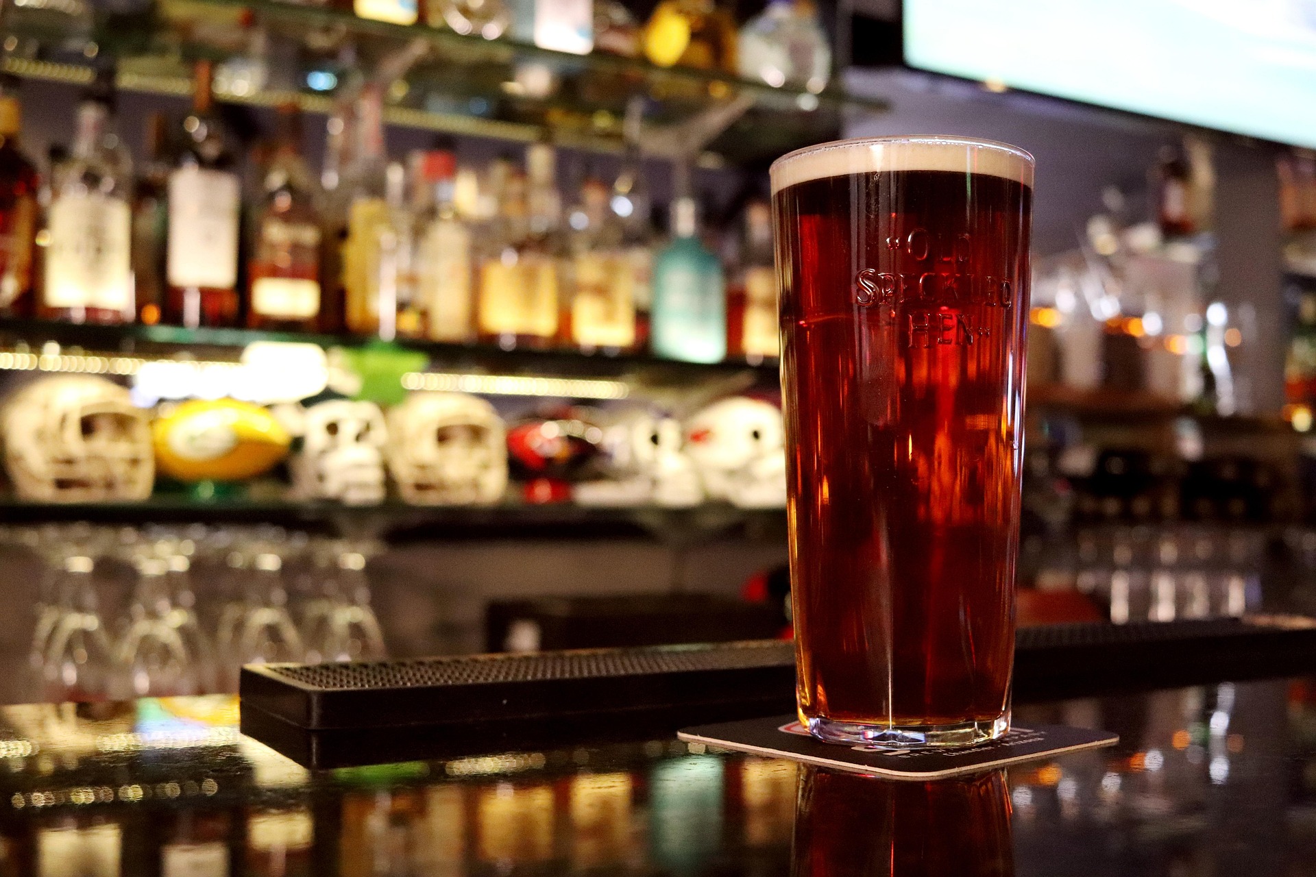 Beer at the bar